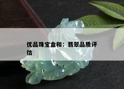 优品珠宝盒和：翡翠品质评估