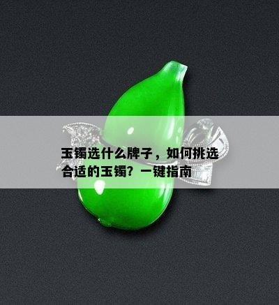 玉镯选什么牌子，如何挑选合适的玉镯？一键指南