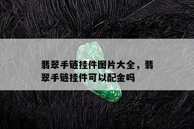 翡翠手链挂件图片大全，翡翠手链挂件可以配金吗