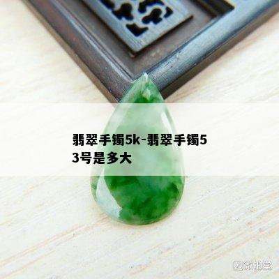 翡翠手镯5k-翡翠手镯53号是多大