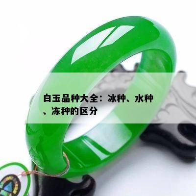 白玉品种大全：冰种、水种、冻种的区分