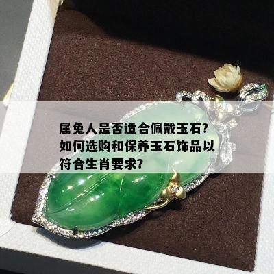 属兔人是否适合佩戴玉石？如何选购和保养玉石饰品以符合生肖要求？