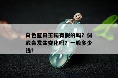 白色蓝田玉镯有假的吗？佩戴会发生变化吗？一般多少钱？