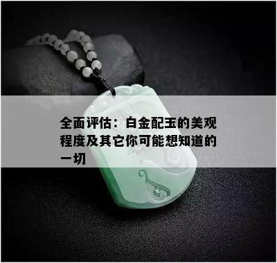 全面评估：白金配玉的美观程度及其它你可能想知道的一切