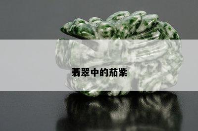 翡翠中的茄紫