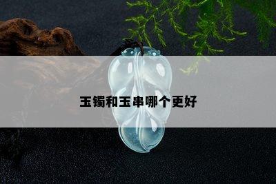 玉镯和玉串哪个更好