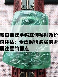 蓝田翡翠手镯真假鉴别及价值评估：全面解析购买前需要注意的要点