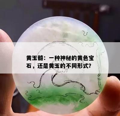 黄玉髓：一种神秘的黄色宝石，还是黄玉的不同形式？