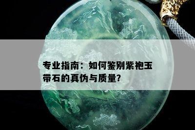 专业指南：如何鉴别紫袍玉带石的真伪与质量？