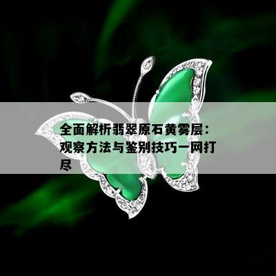 全面解析翡翠原石黄雾层：观察方法与鉴别技巧一网打尽