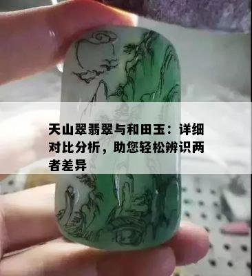 天山翠翡翠与和田玉：详细对比分析，助您轻松辨识两者差异