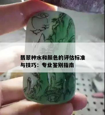 翡翠种水和颜色的评估标准与技巧：专业鉴别指南