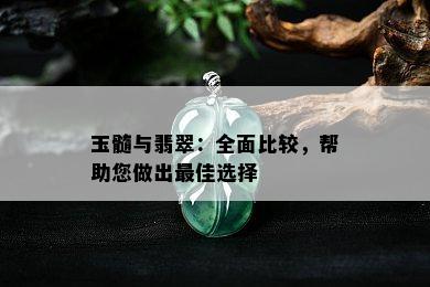 玉髓与翡翠：全面比较，帮助您做出更佳选择