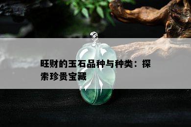 旺财的玉石品种与种类：探索珍贵宝藏