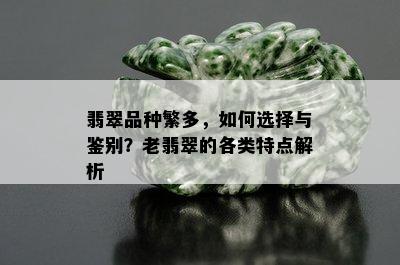 翡翠品种繁多，如何选择与鉴别？老翡翠的各类特点解析