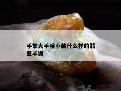 手掌大手腕小戴什么样的翡翠手镯