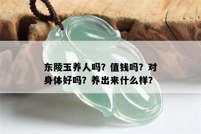 东陵玉养人吗？值钱吗？对身体好吗？养出来什么样？