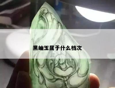 黑岫玉属于什么档次