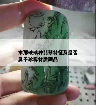 木那玻璃种翡翠特征及是否属于珍稀材质藏品