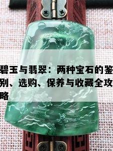 碧玉与翡翠：两种宝石的鉴别、选购、保养与收藏全攻略