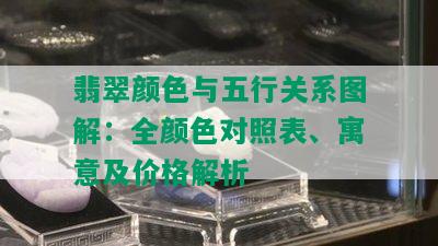 翡翠颜色与五行关系图解：全颜色对照表、寓意及价格解析