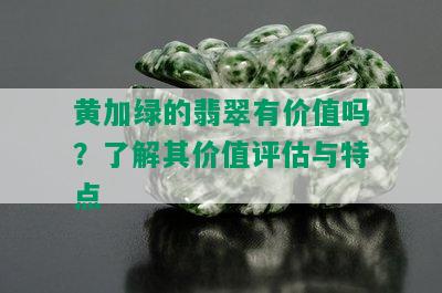 黄加绿的翡翠有价值吗？了解其价值评估与特点