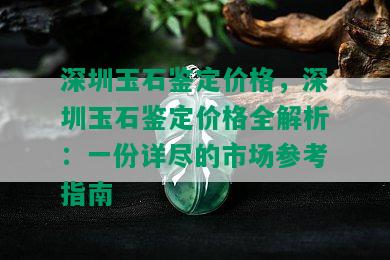 深圳玉石鉴定价格，深圳玉石鉴定价格全解析：一份详尽的市场参考指南