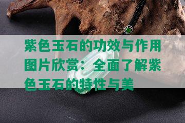 紫色玉石的功效与作用图片欣赏：全面了解紫色玉石的特性与美