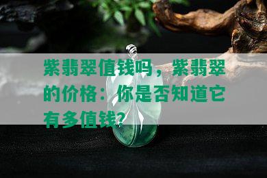 紫翡翠值钱吗，紫翡翠的价格：你是否知道它有多值钱？