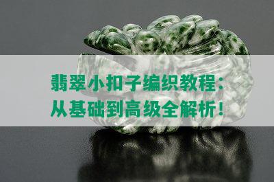 翡翠小扣子编织教程：从基础到高级全解析！