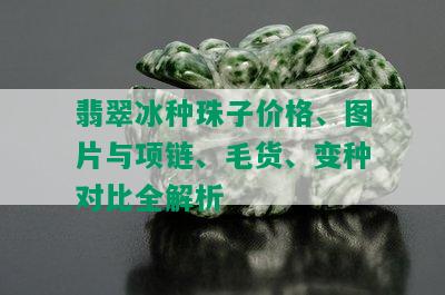 翡翠冰种珠子价格、图片与项链、毛货、变种对比全解析