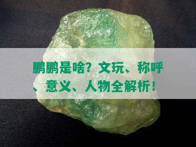 鹏鹏是啥？文玩、称呼、意义、人物全解析！