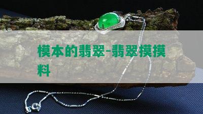 模本的翡翠-翡翠摸摸料