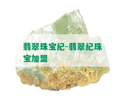 翡翠珠宝纪-翡翠纪珠宝加盟