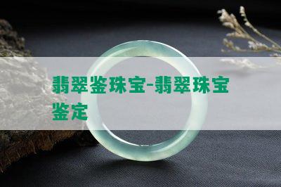 翡翠鉴珠宝-翡翠珠宝鉴定