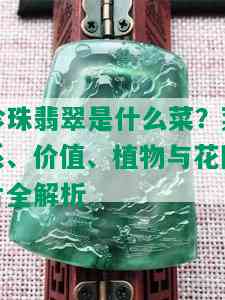 珍珠翡翠是什么菜？菜系、价值、植物与花图片全解析