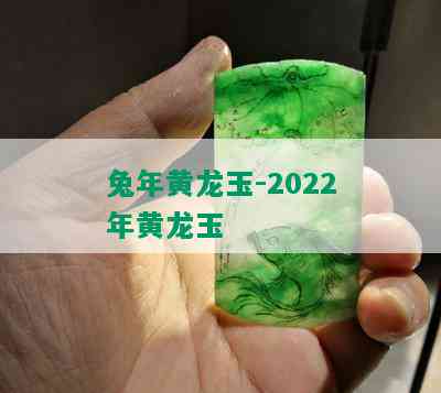 兔年黄龙玉-2022年黄龙玉