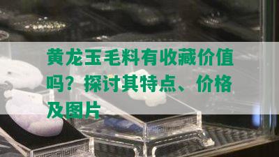 黄龙玉毛料有收藏价值吗？探讨其特点、价格及图片