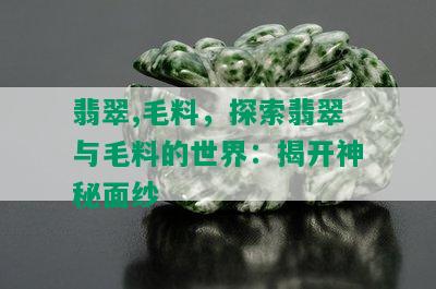 翡翠,毛料，探索翡翠与毛料的世界：揭开神秘面纱