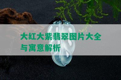 大红大紫翡翠图片大全与寓意解析