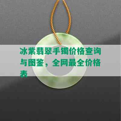 冰紫翡翠手镯价格查询与图鉴，全网最全价格表