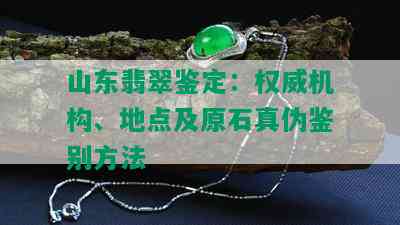 山东翡翠鉴定：权威机构、地点及原石真伪鉴别方法