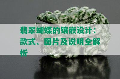 翡翠蝴蝶的镶嵌设计：款式、图片及说明全解析