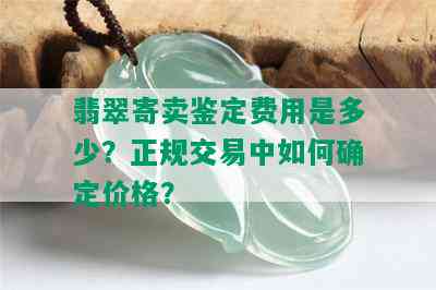 翡翠寄卖鉴定费用是多少？正规交易中如何确定价格？