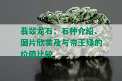 翡翠龙石：石种介绍、图片欣赏及与帝王绿的价值比较