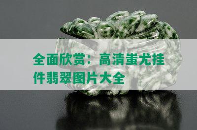 全面欣赏：高清蚩尤挂件翡翠图片大全