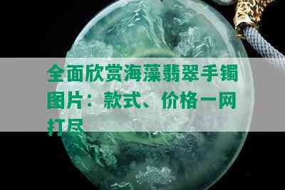 全面欣赏海藻翡翠手镯图片：款式、价格一网打尽