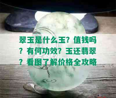 翠玉是什么玉？值钱吗？有何功效？玉还翡翠？看图了解价格全攻略