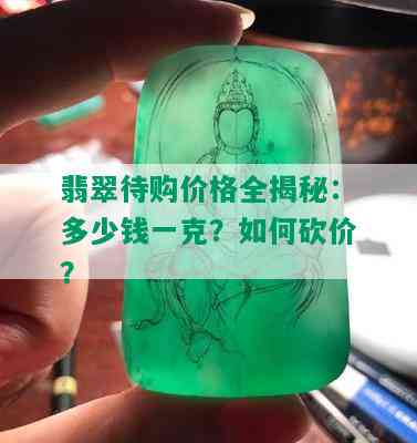 翡翠待购价格全揭秘：多少钱一克？如何砍价？