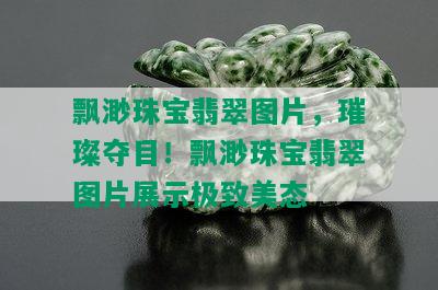 飘渺珠宝翡翠图片，璀璨夺目！飘渺珠宝翡翠图片展示极致美态